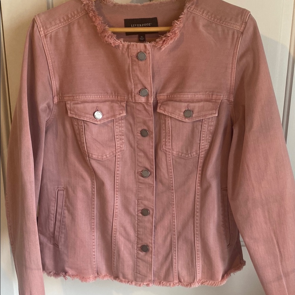 Liverpool Pink Denim Jacket